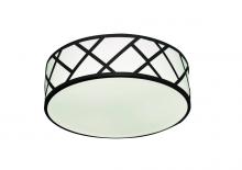 AFX Lighting, Inc. HVNF21LAJUDBK-BB - HAVEN 21'' FLUSHMOUNT LED 42W 120-277V-Black