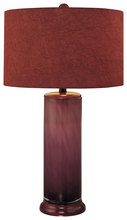 Minka-Lavery 10865-2 - 1 LT PURPLE GLASS TABLE LAMP
