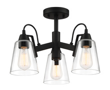 Minka-Lavery 3997-66A - 3 LIGHT SEMI FLUSH