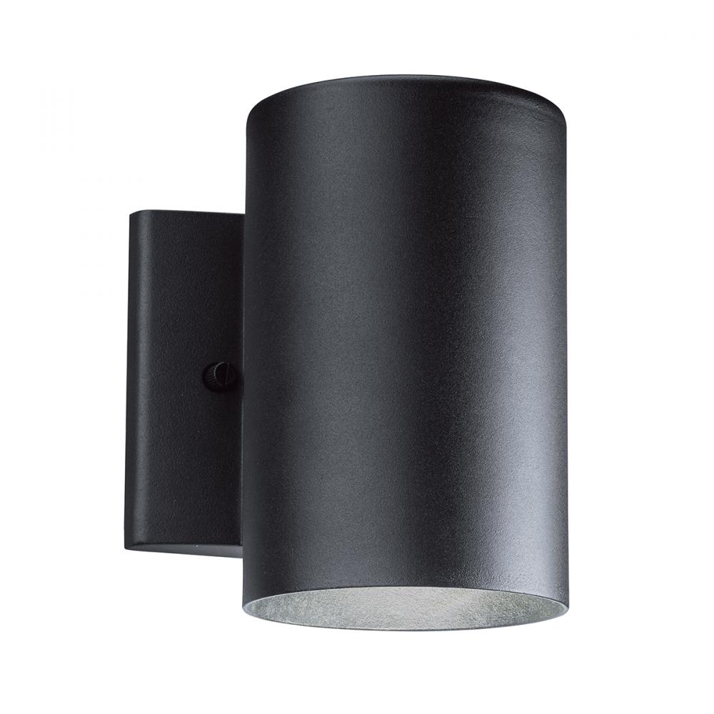 Cylinder 3000K LED 7" Wall Light Textured Black