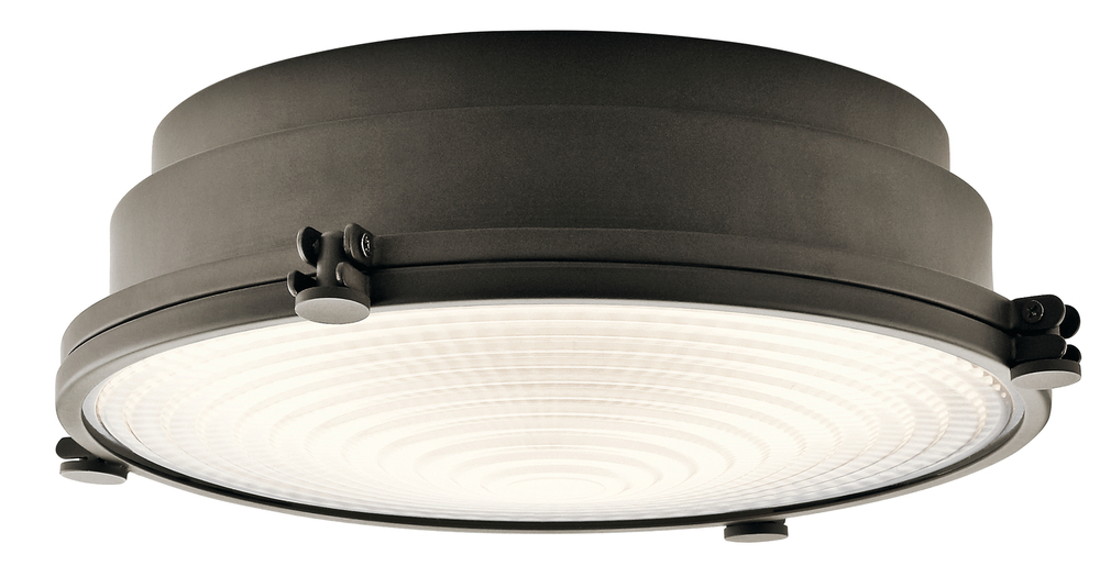 Hatteras Bay™ 13" LED Flush Mount Olde Bronze®