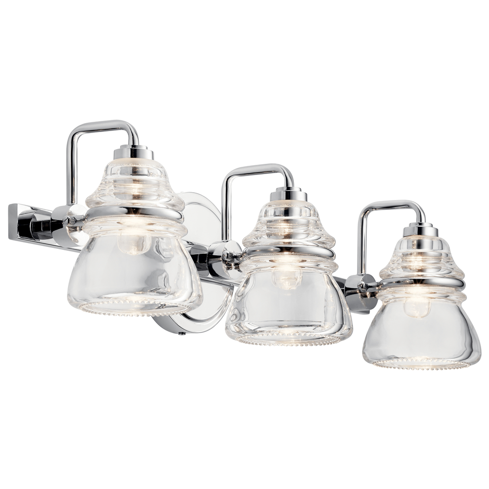 Talland 3 Light Vanity Light Chrome