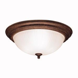 15.25" 3 Light Flush Mount Tannery Bronze™