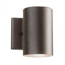 Kichler 11250AZT30 - Cylinder 3000K LED 7" Wall Light Textured Architectural Bronze