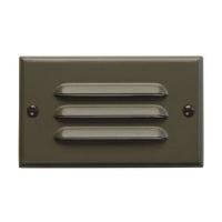 Kichler 12600AZ - Horizontal Louvered LED Step Light Architectural Bronze