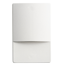 Kichler 12676WH - 5" Dimmable and Screwless LED Step Light White