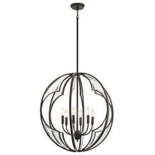 Kichler 43097OZ - Montavello™ 26.75" 6 Light Chandelier with Clear Beveled Glass in Olde Bronze®