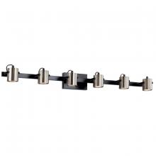 Kichler 52134BK - Trabek™ 6 Light Rail Light Black