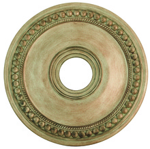 Livex Lighting 82074-73 - Antique Silver Leaf Ceiling Medallion