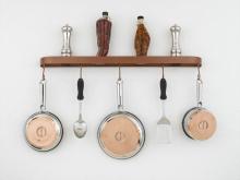 Hi-Lite MFG Co. H-30-24Y-B-BR47/B-GLD - POT RACK COLLECTION