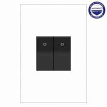 Legrand ASPD1531G277 - adorne 277V Paddle Switch, Half-Size, Graphite, with Microban