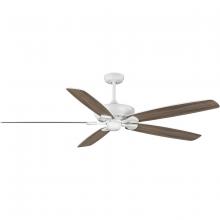 Progress P250070-028 - Kennedale Collection 72-Inch Five-Blade DC Motor Transitional Ceiling Fan Driftwood/Matte White