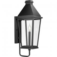 Progress P560345-031 - Richmond Hill Collection One-Light Clear Glass Modern Farmhouse Outdoor Medium Wall Lantern