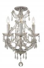Crystorama 4473-CH-CL-S_CEILING - Maria Theresa 4 Light Elements Crystal Polished Chrome Ceiling Mount