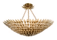 Crystorama 519-GA_CEILING - Broche 8 Light Antique Gold Ceiling Mount