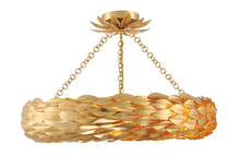 Crystorama 536-GA_CEILING - Broche 6 Light Antique Gold Ceiling Mount