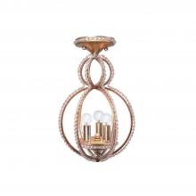 Crystorama 6760-DT_CEILING - Garland 3 Light Distressed Twilight Ceiling Mount