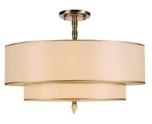 Crystorama 9507-AB_CEILING - Luxo 5 Light Antique Brass Ceiling Mount