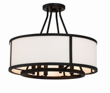Crystorama BRY-8004-BF_CEILING - Bryant 4 Light Black Forged Ceiling Mount