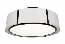 Crystorama FUL-907-BK_CEILING - Fulton 6 Light Matte Black Ceiling Mount