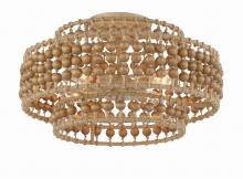 Crystorama SIL-B6003-BS_CEILING - Silas 3 Light Burnished Silver Ceiling Mount