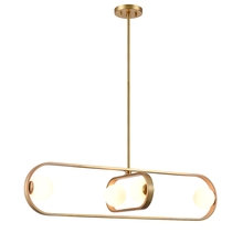 DVI DVP45002BR-OP - ATWOOD 38" 4 LT LINEAR PENDANT