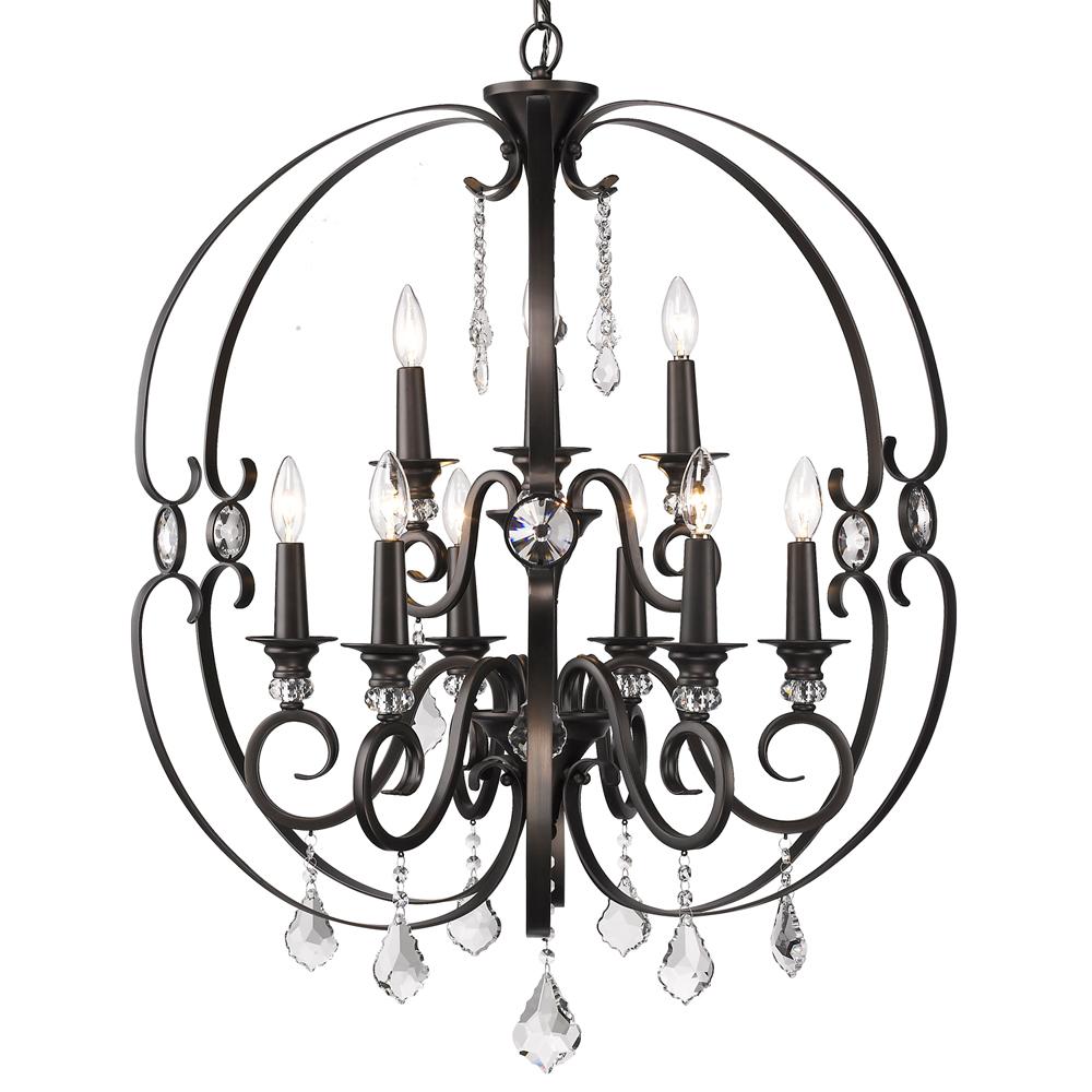 2 Tier - 9 Light Chandelier