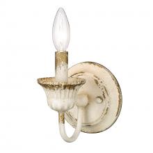 Golden 0892-1W AI - Jules 1 Light Wall Sconce in Antique Ivory