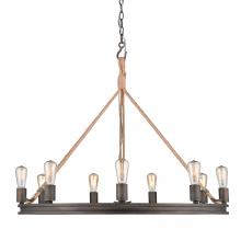 Golden 1048-9 GMT - 9 Light Chandelier