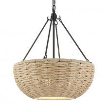 Golden 1073-4P BLK - 4 Light Pendant