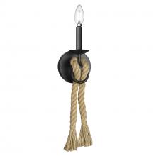 Golden 1083-1W BLK - Marissa 1 Light Wall Sconce in Matte Black