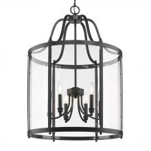 Golden 1157-6P BLK - 6 Light Pendant