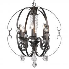 Golden 1323-6 EBB - 6 Light Chandelier