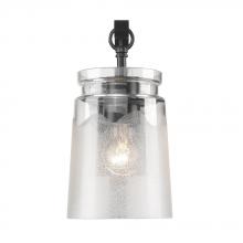 Golden 1405-1W BLK-CAG - Travers BLK 1-Light Wall Sconce in Matte Black