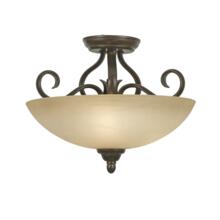 Golden 1567-SF PC - 3 Light Semi-Flush