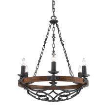 Golden 1821-6 BI - 6 Light Chandelier