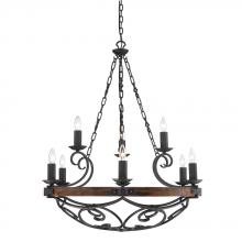 Golden 1821-9 BI - 2 Tier - 9 Light Chandelier