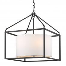 Golden 2243-5 BLK-MWS - 5 Light Chandelier