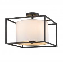 Golden 2243-SF BLK-MWS - Semi-Flush