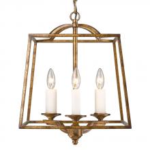 Golden 3072-3P GG - 3 Light Pendant