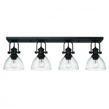 Golden 3118-4SF BLK-SD - 4 Light Semi-Flush