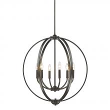 Golden 3167-6 EB - 6 Light Chandelier