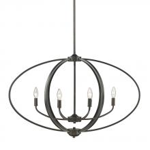 Golden 3167-LP EB - Colson EB Linear Pendant (with shade) in Etruscan Bronze