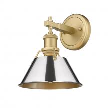 Golden 3306-BA1 BCB-CH - Orwell 1-Light Bath Vanity in Brushed Champagne Bronze with Chrome