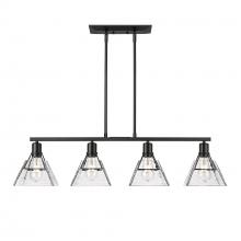 Golden 3308-LP BLK-WTG - Linear Pendant