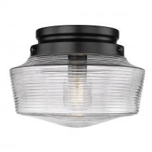 Golden 3415-FM BLK-CLR - Flush Mount