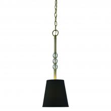 Golden 3500-1W AB-GRM - Waverly 1 Light Wall Sconce in Aged Brass with Tuxedo Shade
