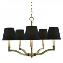 Golden 3500-5 AB-GRM - 5 Light Chandelier