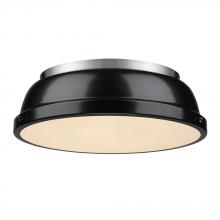 Golden 3602-14 PW-BK - Flush Mount - 14"