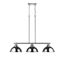 Golden 3602-3LP CH-CH - Duncan 1-Light Pendant with Rod in Rubbed Bronze with Black